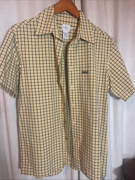 Calvin Klein Other - Vintage 90s Calvin Klein Jeans Plaid Button Up Shirt – Made in Hong Kong M Size